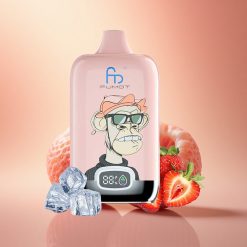 Fumot Tornado Digital Box 12000 Puffs Φράουλα Πάγος 550mAh 20ml