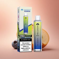 Hayati Pro Max 4000 Puffs Μπλουμπέρι Κίβι 1400mAh 5% Νικοτίνη