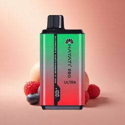 Hayati Pro Ultra 15000 Puffs Μπλε Βατόμουρο Κεράσι Λεμόνι & Μπλε Βατόμουρο 850mAh 2% νικοτίνη