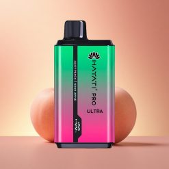 Hayati Pro Ultra 15000 Puffs Χαρούμενο Μήλο Χυμώδη Ροδάκινο 850mAh 2% νικοτίνη