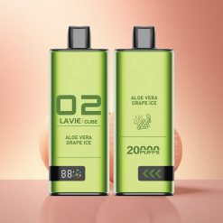 Lavie Cube 20000 Puffs Άλoe Vera Σταφύλι Πάγος 5% νικοτίνη 600mAh