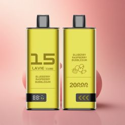 Lavie Cube 20000 Puffs Μπλε Βατόμουρο Βατόμουρο Τσίχλα 600mAh 28ML