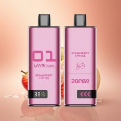 Lavie Cube 20000 Puffs Φράουλα Κίβη Γλυκό Πάγο 5% Νικοτίνη 600mAh