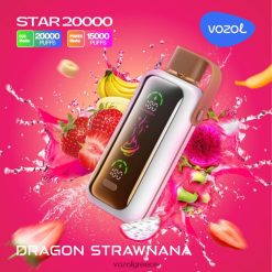 Vozol Vape Flavors δράκος strawnana 4FZ6H68 VOZOL STAR 20000