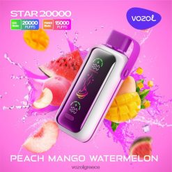 Vozol Vape Flavors ροδάκινο μάνγκο καρπούζι 4FZ6H616 VOZOL STAR 20000