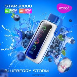 Vozol Vape Refill καταιγίδα βατόμουρου 4FZ6H65 VOZOL STAR 20000